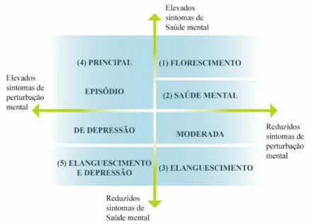Figura 2.3.  Modelo de Saúde Mental completa e categorias de diagnóstico    