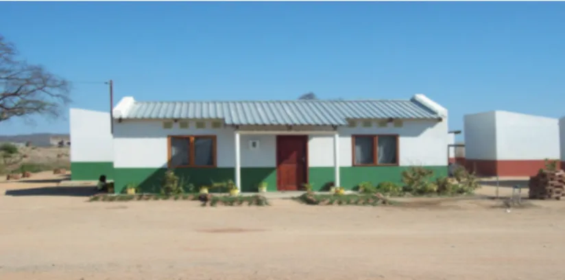 Figure 5  –  Example of the houses built in the new settlements (Pedro, 2011)