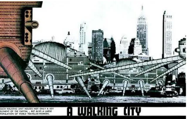Figura 1.7 - Walking City, 1964. 