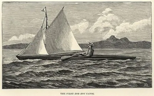 Figura 1.1.  A primeira canoa “Rob Roy” 