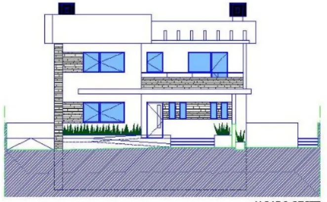 Figura 1 – Fracção autónoma para habitação utilizada no estudo 