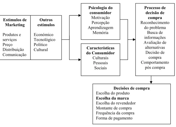 Figura 12 – Modelo do comportamento do consumidor 