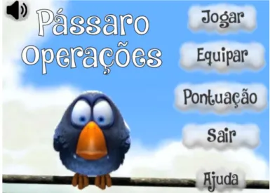 Figura 1. Ecrã inicial do jogo  