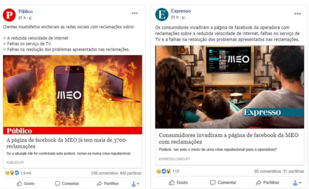 Fig 22 &amp; 23. News article about MEO; Source: developed by the author 