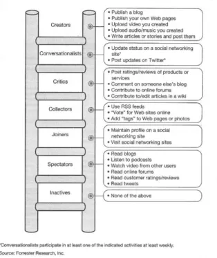 Figure 2 - Social Technographics Ladder