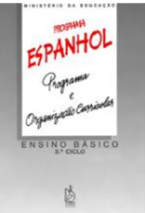 Figura 1 Capa do Programa de Espanhol 