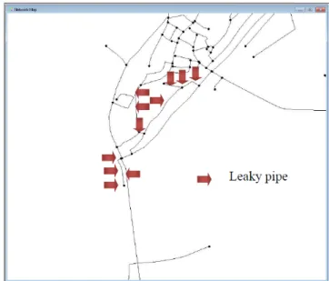 Figure 3: Locations of unreported leaky pipes identified with the methodologies. 