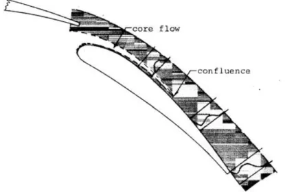 Figure 2.5: Confluence of the two boundary layers at 50% of the flap’s chord [14] 