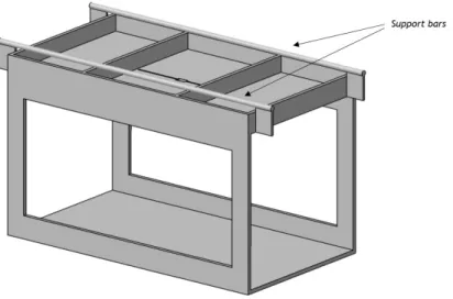 Figure 2.2: 3D CAD model of the tests volume structure of UBI's wind tunnel.