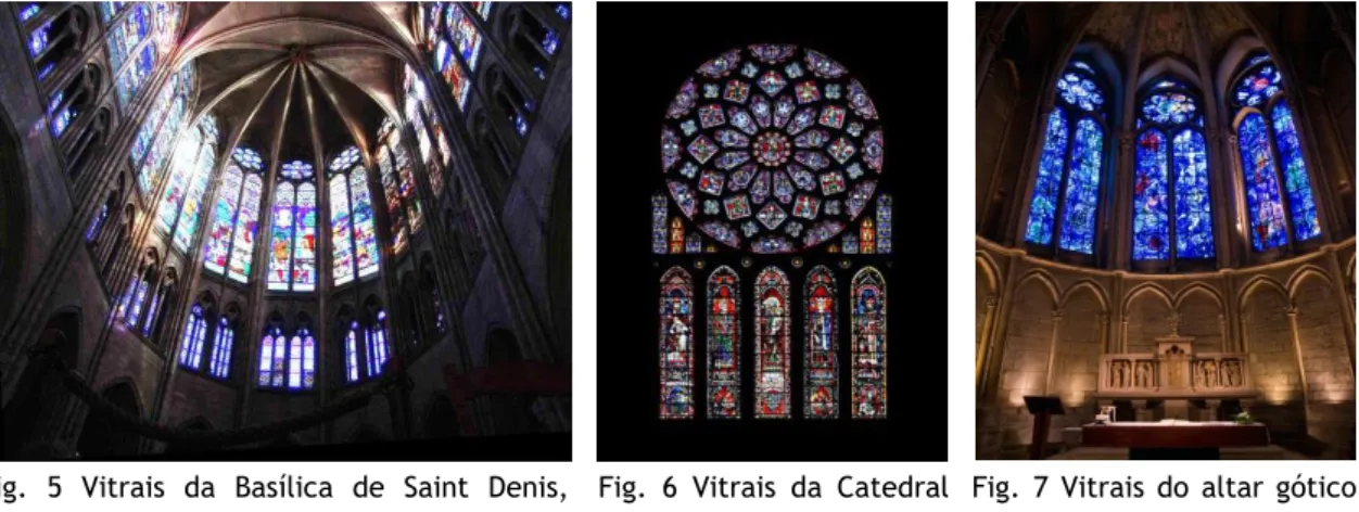 Fig.  6  Vitrais  da  Catedral  de Chartres, França
