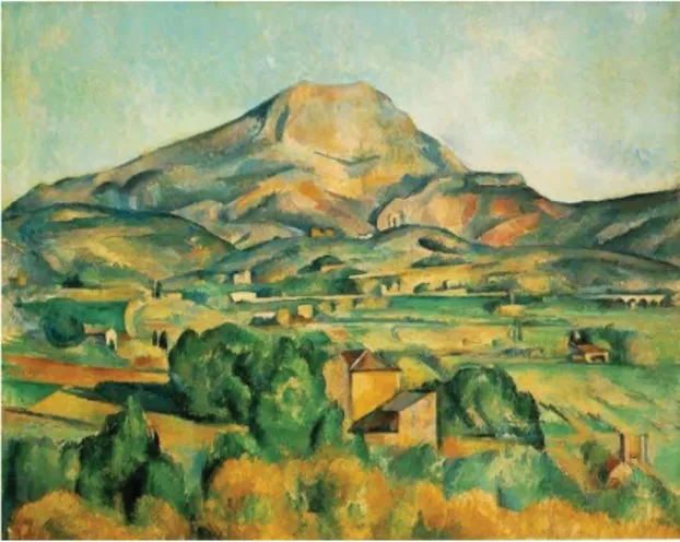 Figura 3 - Paul Cézanne Figura  Mont Sainte Victoire 