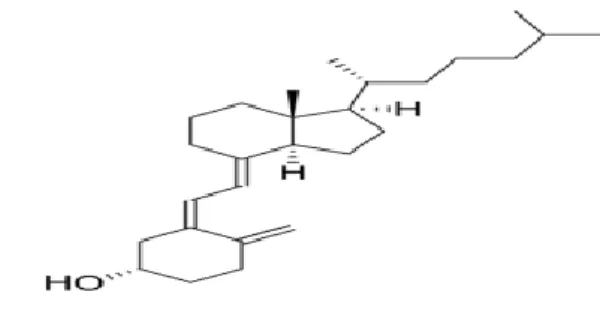 Figura 2 – Estrutura química da vitamina D. 