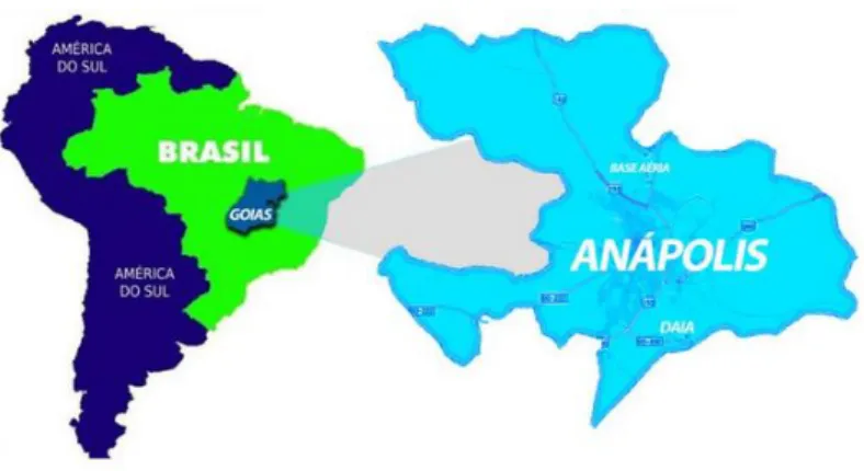 Figura 7: Anápolis tiene conexión directa con los principales mercados de Brasil y acceso a  los países del Mercosur 