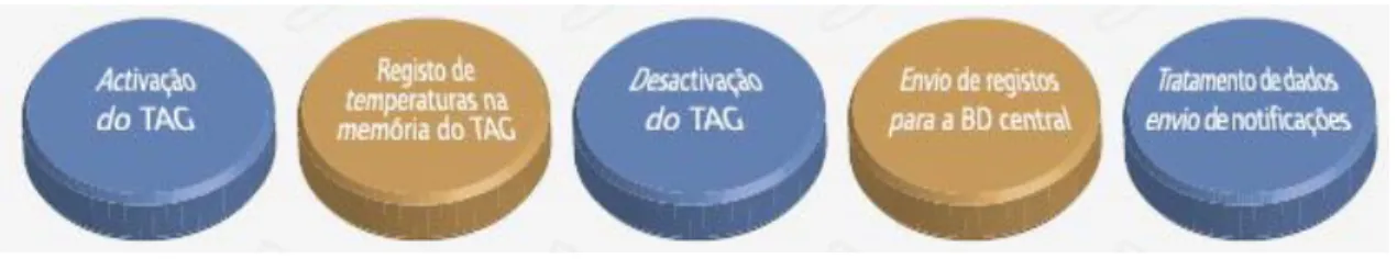 Figura 4 – Diagrama do circuito tag (adapatado de BPGIP-Cotec, 2010) 