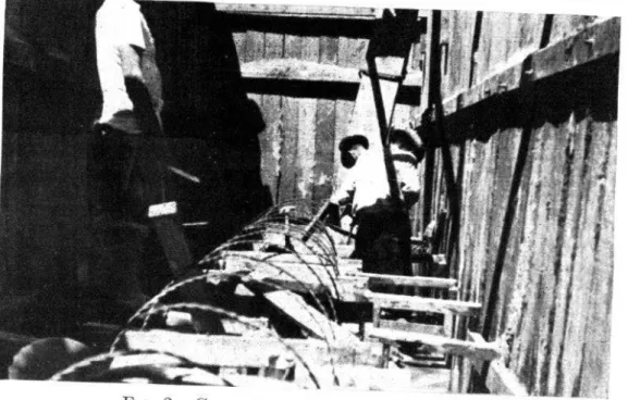 Fig.  3  shows  a  picture  of  one  of  the  outlet  structures  in  operation. 
