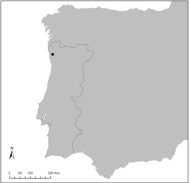 Fig. 1 - Localização de S. Salvador de Vilar de Frades 