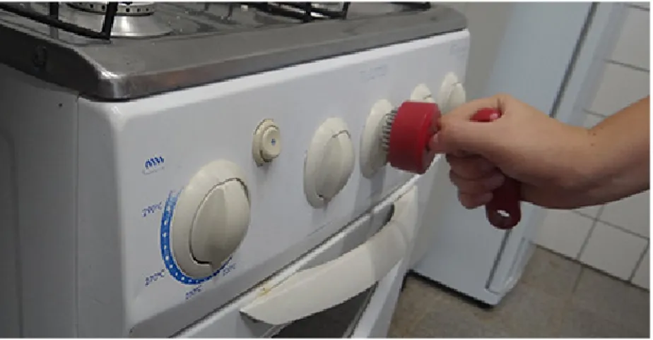 Figura 01. Girador em T para botões de eletrodomésticos - Contour knob turners- marca SWERECO