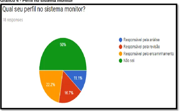 Gráfico 4 - Perfil no sistema monitor 