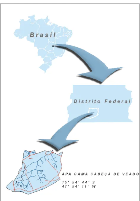 Figura 3.1 – Localização da área de estudo. 