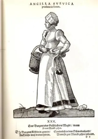 Figura 7. Ilustração de Hans Weigel em Trachtenbuch. 