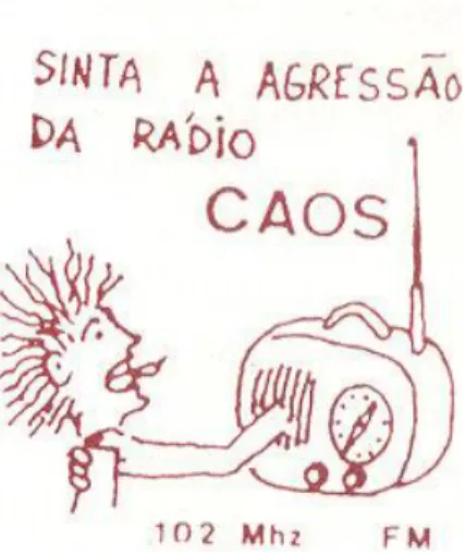 Figura 4 – Publicidade da Rádio Caos 