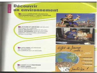 Figura 5. Unidade 2 Découvrir un environnement  Fonte: Girardet e Pécheur (2008) 