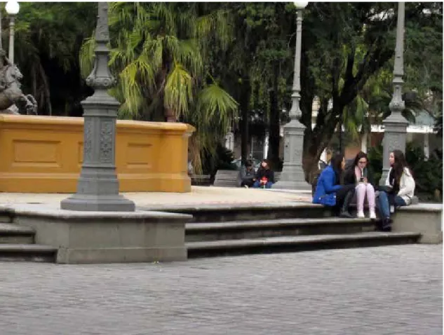 Figura 5 – Registro fotográfico feito para o trabalho sobre “Funções e Sentimentos no centro  urbano de Pelotas/RS”