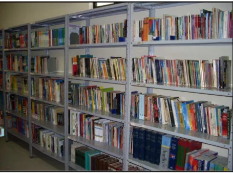 Figura 3- Visualização da estrutura da estante bibliotecária escolar. 