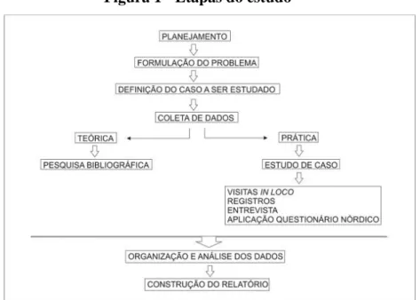 Figura 1 - Etapas do estudo 