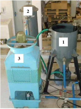 Figura  3.6  -  Sistema  de  purificação  da  água de lavagem dos gases. 