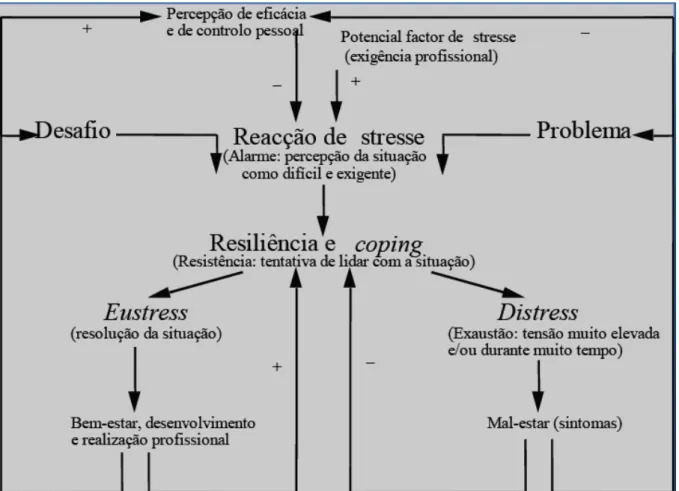 Figura 1. Modelo circular de stresse de Jesus (2002). 
