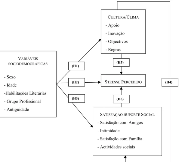 Figura 2. Representação gráfica do modelo de análise do estudo 