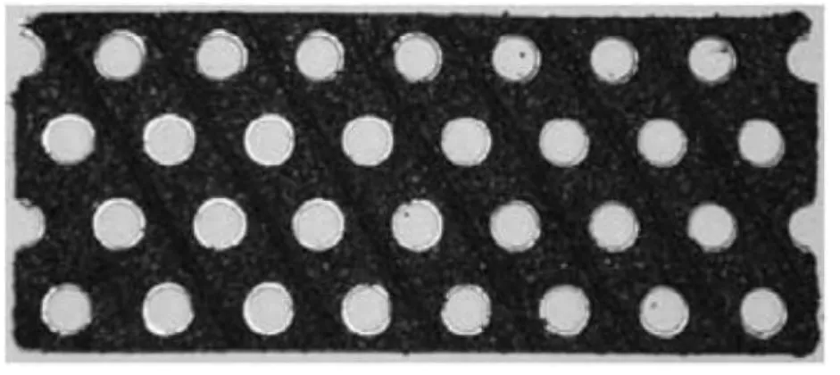 Figura 3.4 – Carvão ativado como adsorvente em forma de bloco sólido. 
