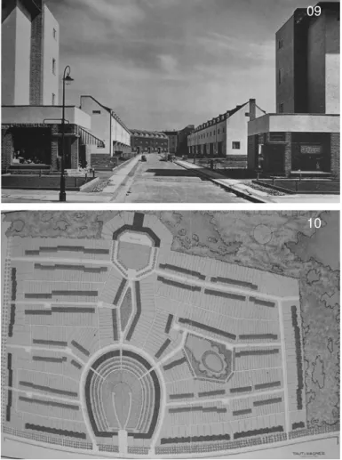 Figura 9 Vista do Bairro Britz, Berlim (1925 – 1927)   Arq.: Bruno Taut e Martin Wagner