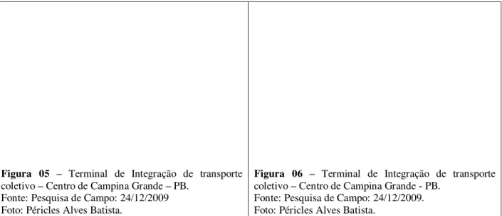 Figura  05  –  Terminal  de  Integração  de  transporte  coletivo – Centro de Campina Grande – PB