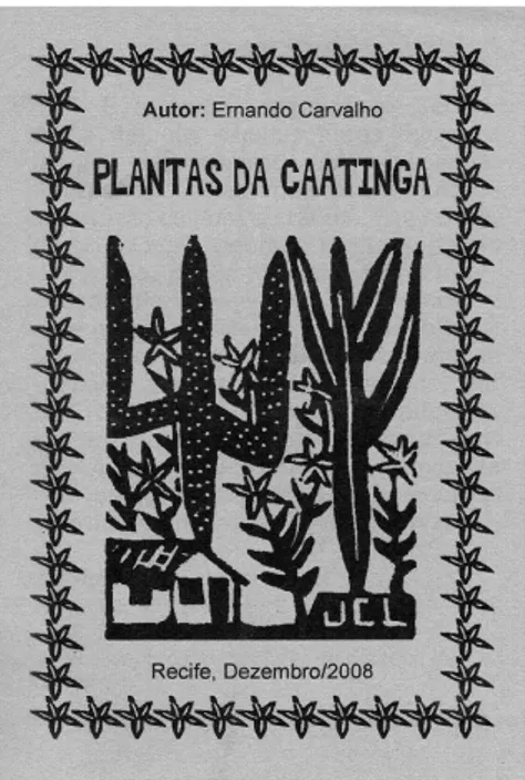 Figura  27–  Capa  do  cordel  “Plantas  da  caatinga”.  Autor:  Ernando  Carvalho. 