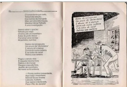 Figura 18 – páginas 6 e 7 do folheto “O Encontro de Cancão de Fogo com José do Telhado”de autoria de Rodolfo Coelho  Cavalcante