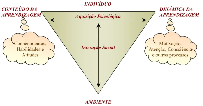 Figura 9. Elementos ou dimensões da aprendizagem. 