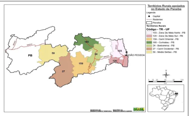 Figura 8: Territórios da Cidadania. 