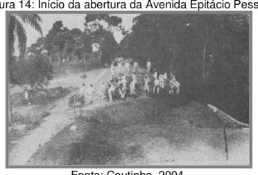 Figura 14: Início da abertura da Avenida Epitácio Pessoa.
