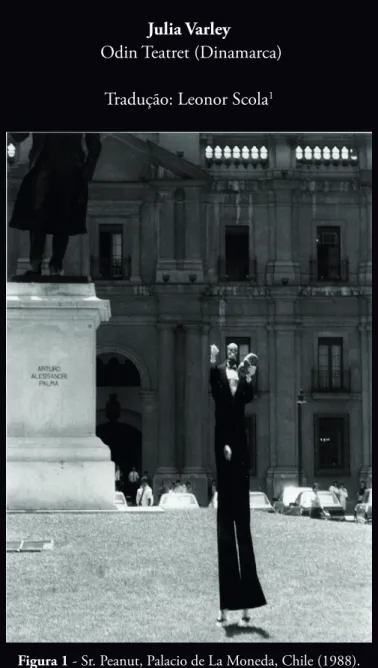 Figura 1 - Sr. Peanut, Palacio de La Moneda, Chile (1988).