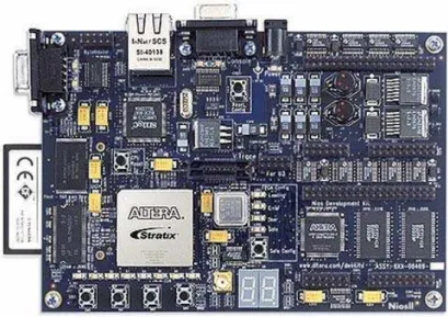 Figura 4.7. A placa de desenvolvimento utilizada 