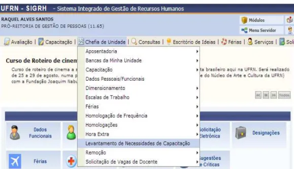 Figura 4  –  Levantamento de Necessidade de Capacitação 