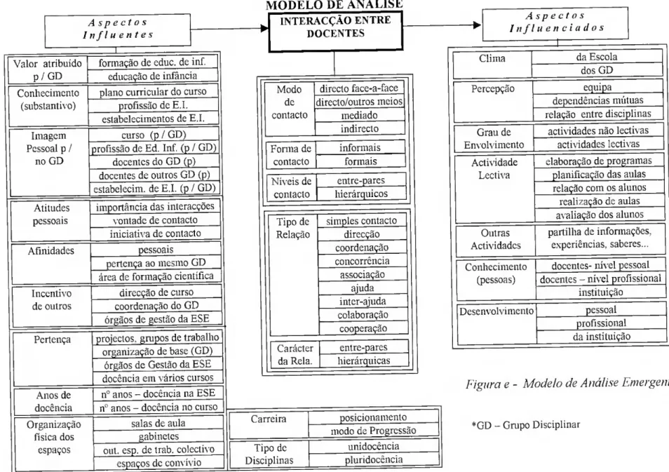 Figura e - Modelo de Análise Emergente 