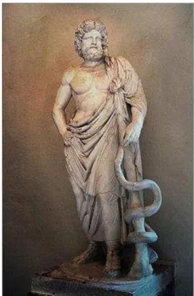 Figura 3: Esculápio, médico grego &#34;Deus da medicina&#34; 