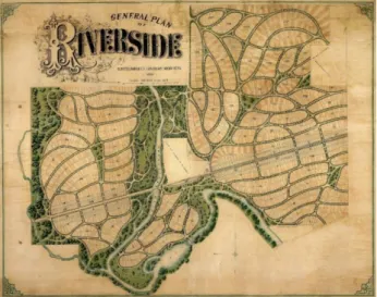 Figura 7. General Plan of Riverside, 1869.