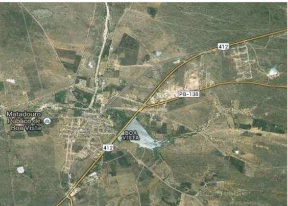Figura 14. Localização de Boa Vista – PB. Fonte: &lt;https://maps.google.com.br/&gt;. Acesso em 06/01/2014