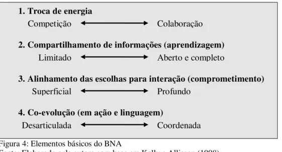 Figura 4: Elementos básicos do BNA 