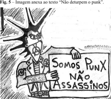 Fig. 5 – Imagem anexa ao texto “Não deturpem o punk”. 