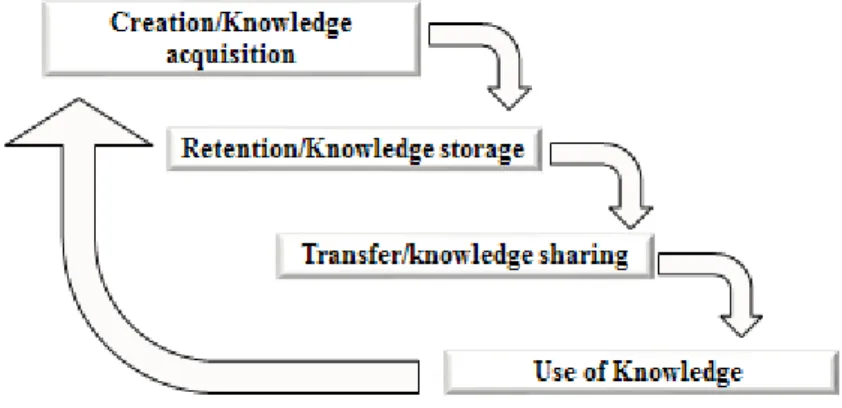 Figure 1 - Processes of knowledge management